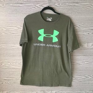 Under Armour Men's Green Tee